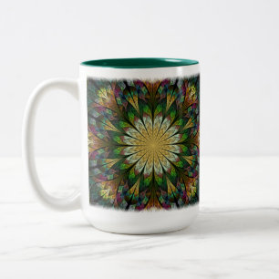 Tasse 2 Couleurs Fleur courbée