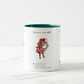 Tasse 2 Couleurs Fleur d'Apple (Centre)