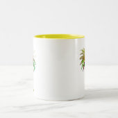 Tasse 2 Couleurs Fleur d'aquarelle moderne marguerite (Centre)