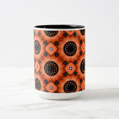 Tasse 2 Couleurs Fleur d'automne orange (Centre)