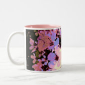 Tasse 2 Couleurs Fleur de cerisier rose (Gauche)
