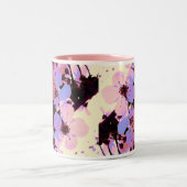 Tasse 2 Couleurs Fleur de cerisier rose (Centre)