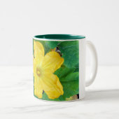Tasse 2 Couleurs Fleur de courgettes (Devant droit)