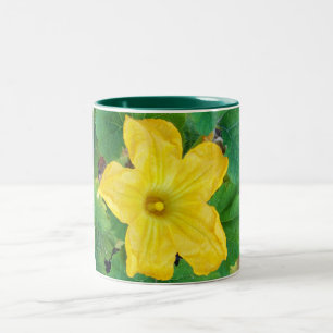 Tasse 2 Couleurs Fleur de courgettes