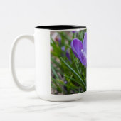 Tasse 2 Couleurs Fleur de Crocus Pourpre (Gauche)