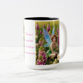 Tasse 2 Couleurs Fleur de Gladiolus (Devant droit)