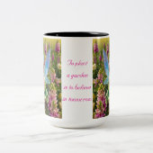 Tasse 2 Couleurs Fleur de Gladiolus (Centre)