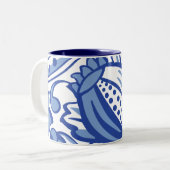 Tasse 2 Couleurs Fleur de grenade (Devant gauche)