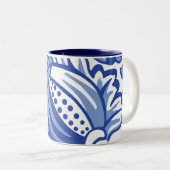 Tasse 2 Couleurs Fleur de grenade (Devant droit)