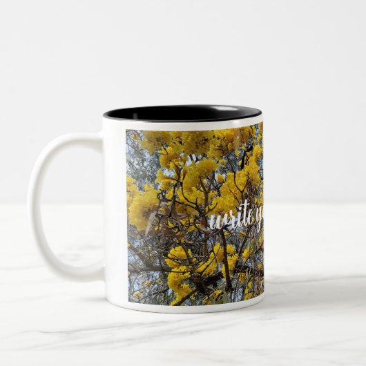 Tasse 2 Couleurs Fleur de la nature (Gauche)