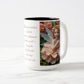 Tasse 2 Couleurs Fleur de lait de chou (Devant droit)