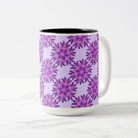 Fleur de lavande et de marguerite violette moderne