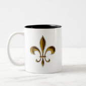 Tasse 2 Couleurs Fleur De Lis (Gauche)