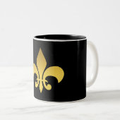 Tasse 2 Couleurs Fleur de lis (Devant droit)