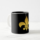 Tasse 2 Couleurs Fleur de lis (Devant gauche)
