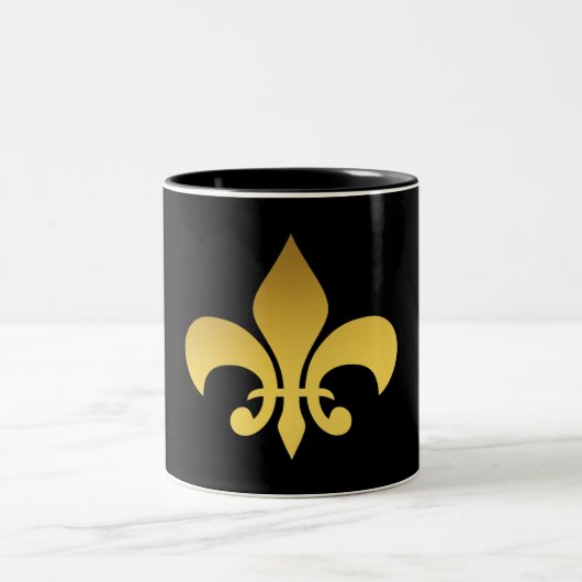 Tasse 2 Couleurs Fleur de lis (Centre)