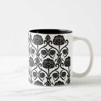 Tasse 2 Couleurs Fleur-De-Lis noir