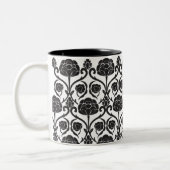 Tasse 2 Couleurs Fleur-De-Lis noir (Gauche)