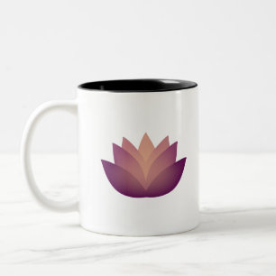 Tasse 2 Couleurs Fleur de Lotus Lumière Intérieure