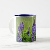 Tasse 2 Couleurs Fleur de lupin (Devant gauche)