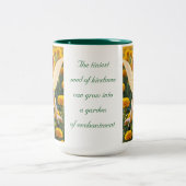 Tasse 2 Couleurs Fleur de Marigold (Centre)