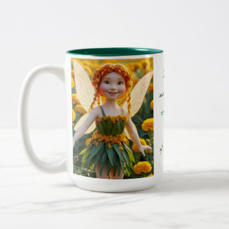 Tasse 2 Couleurs Fleur de Marigold