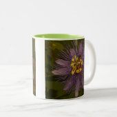 Tasse 2 Couleurs Fleur de Passion (Devant droit)