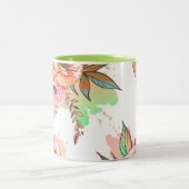 Tasse 2 Couleurs fleur de printemps (Centre)