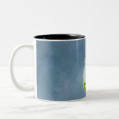 Tasse 2 Couleurs Fleur de tulipe blanche (Gauche)