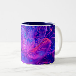 Tasse 2 Couleurs Fleur de Verre Dépoli