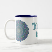 Tasse 2 Couleurs Fleur De Vie - Mandala India Style 1 (Gauche)
