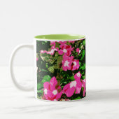 Tasse 2 Couleurs Fleur de Vinca rose (Gauche)