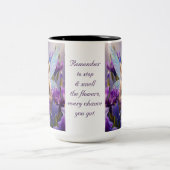 Tasse 2 Couleurs Fleur d'Iris (Centre)