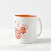 Tasse 2 Couleurs Fleur d'orange (Devant droit)