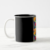Tasse 2 Couleurs Fleur du mois de naissance Août Popot (Gauche)