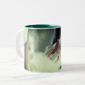 Tasse 2 Couleurs Fleur Et Grasshopper Azalea Personnalisé (Devant gauche)