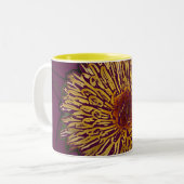 Tasse 2 Couleurs Fleur jaune-orange (Devant gauche)