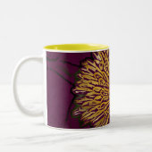 Tasse 2 Couleurs Fleur jaune-orange (Gauche)