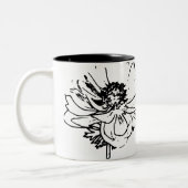 Tasse 2 Couleurs Fleur naturel (Gauche)