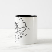 Tasse 2 Couleurs Fleur naturel (Centre)
