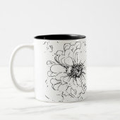 Tasse 2 Couleurs Fleur naturel (Gauche)