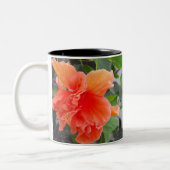Tasse 2 Couleurs Fleur orange (Gauche)