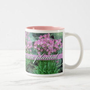 Tasse 2 Couleurs Fleur où vous êtes plantés, étoile filante