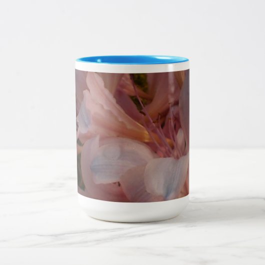 Tasse 2 Couleurs Fleur rose (Centre)