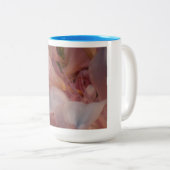 Tasse 2 Couleurs Fleur rose (Devant droit)