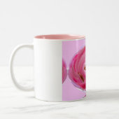 Tasse 2 Couleurs Fleur rose délice (Gauche)