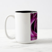 Tasse 2 Couleurs Fleur Rose violet (Gauche)