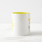 Tasse 2 Couleurs Fleur sauvage jaune (Centre)