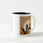 Tasse 2 Couleurs Fleur Sun Boho (Devant droit)