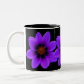 Tasse 2 Couleurs Fleur violette à Dusk (Gauche)